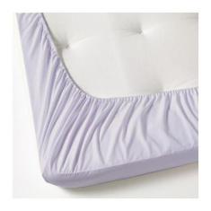 Imagem de Lençol Casal Malha Avulso 100% Algodão Antialérgico Lilás - Nathalia E