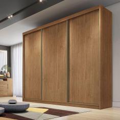 Imagem de Guarda Roupa Dublin 3 Portas 6 Gavetas Clic Móveis Cumaru