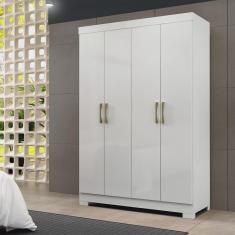 Imagem de Guarda Roupa 4 Portas com pés Paris Espresso Móveis