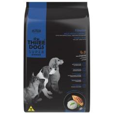Imagem de Ração Seca Three Dogs Super Premium Frango E Arroz Para Cães Filhotes