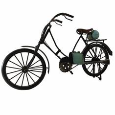 Imagem de Miniatura Colecionável Bicicleta Preta 30cm Verito
