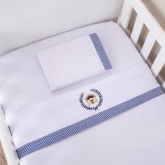 Imagem de Jogo De Lençol Para Berço Americano 3 Peças Aviador