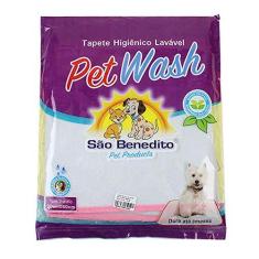 Imagem de Tapete Higiênico Petwash Lavável Rosa para Cães Tamanho M
