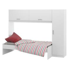 Imagem de Cama Solteiro Com Guarda-Roupa Para Colchão 88 X 188 Cm Multimóveis Fg