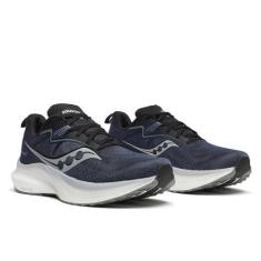 Imagem de Saucony Tênis masculino Tempus 2, Azul marinho/preto, 42