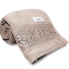 Imagem de Toalha de Banho Karsten Provence 100% Algodão - Barra em Floral Grossa