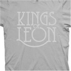 Imagem de Camiseta Kings of Leon Chumbo e  em Silk 100% Algodão