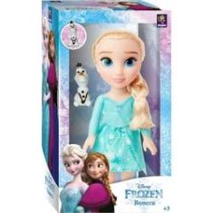 Boneca Meninas Frozen Elsa 24 Cm Fala Canta E Desliza Elka em Promoção é no  Buscapé