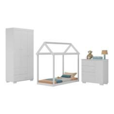 Imagem de Quarto Infantil Com Cama Montessoriana E Colchão Incluso Algodão Doce