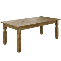 Imagem de Mesa Corona 182x91cm Tampo Madeira Casatema Cera Mel