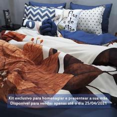 Imagem de Kit Jogo De Cama Casal Queen 9 Peças Exclusivo Dia Da Mães - Casa Da F