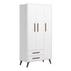 Imagem de Guarda Roupa Infantil Q Encanto Retrô 3 Portas E 2 Gavetas - Qmovi
