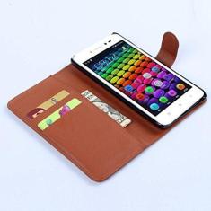 Imagem de Capa carteira para Lenovo S90, carteira flip de couro PU premium com compartimento para cartão, suporte e fecho magnético [capa interna à prova de choque de TPU] Compatível com Lenovo S90
