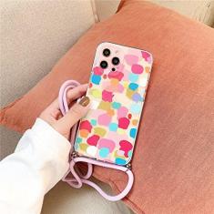 Imagem de Capa de telefone de corda de cordão transversal para iPhone 11 12 13 Pro Max XR X XS Max 8 7 Plus SE 2020 Fundas Graffiti Capa traseira de silicone, D, para iPhone 11 Pro