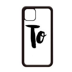 Imagem de Capa para iPhone 12 Pro Max com citação elegante para Apple Mini Mobile Case