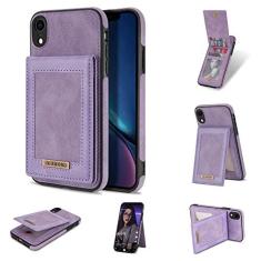 Imagem de Capa compatível com iPhone XR 6.1 com suporte de couro para cartão de crédito, fecho magnético, acessórios para celular, capa flip para iPhoneXR iPhone10R i Phonex 10XR 10R RX CR iPhoneXRcases
