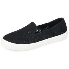 Imagem de Journee Collection Tênis feminino casual e moderno, Preto, 8.5