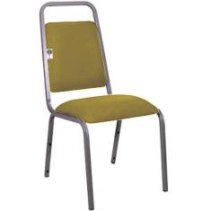 Imagem de Cadeira Empilhável para Hotelaria Linha Hotel Fremon Amarelo