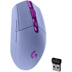 Imagem de Mouse Gamer Sem Fio Logitech G305 Lightspeed Com 6 Botões Programáveis E Até 12.000 Dpi - Lilás