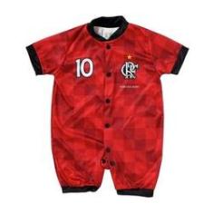 Imagem de Macacão Bebê Flamengo Curto Torcida Baby