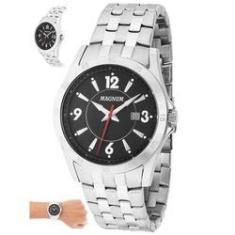 Imagem de Relógio Magnum Masculino Ref: Ma33040t Casual Prateado