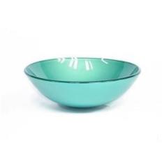 Imagem de Cuba De Vidro Redonda 31Cm Verde