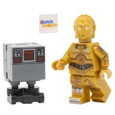 Imagem de Minifigura lego Star Wars C-3PO com Gonk (gnk) Droid
