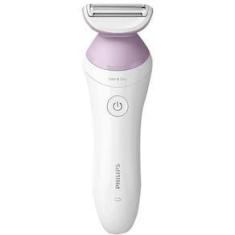Imagem de Aparador de Pelos Philips Lady Shaver Série 6000 BRL136/00 Bivolt - Lilás e Branco