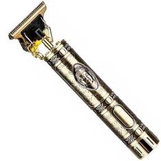 Imagem de 5 Máquina De Cortar Cabelos Elétrico Sem Fio Dourada Buda - Daling