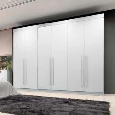 Imagem de Guarda Roupa Casal 6 portas 6 Gavetas 100% MDF Diamante - Leifer - Bra