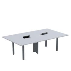 Imagem de Mesa Reunião 320cm X 140cm Mrcpb3214 Cinza/Grafito