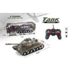 Imagem de Brinquedo Carrinho Tanque Militar De Controle Remoto Com Luz E Som - T