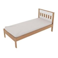 Imagem de Cama De Solteiro Cm8006  Amendoa/Branco - Ammo - Tecno Mobile