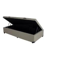 Imagem de Cama Box Baú Solteirão King Linhão Cinza (42x96x203)