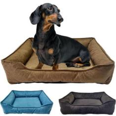 Imagem de Cama Pet Luxo Macia Para Cachorro E Gato Suede M - Dog Cat Store