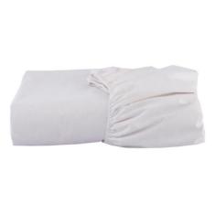 Imagem de Lençol Branco Solteiro Com Elastico Avulso Percal 200 Fios - Bf Confec