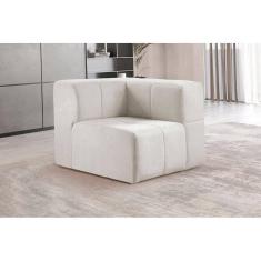 Imagem de Módulo Sofá Box Bouclé Nude