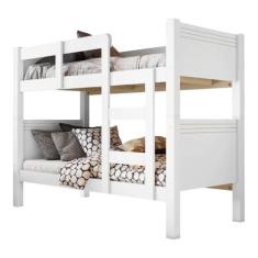 Imagem de Beliche Solteiro Alaska Para Colchão até 0,88m Conquista Móveis (BRANCO)