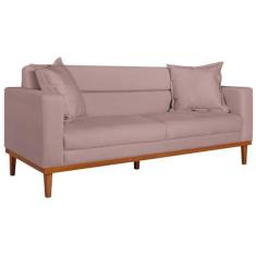 Imagem de Sofá 2 Lugares Viena Linho Rosê - Amarena Móveis