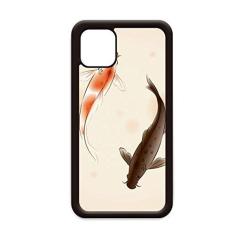 Imagem de Capa tradicional chinesa japonesa Lucky Fish para iPhone 12 Pro Max para Apple Mini Mobile Case Shell