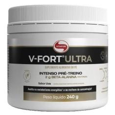 Imagem de Kit 2X: V-Fort Ultra Pré Treino Uva Vitafor 240G