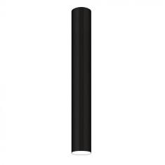 Imagem de Plafon Viena Tubo 60cm Conti Iluminação Preto Fosco