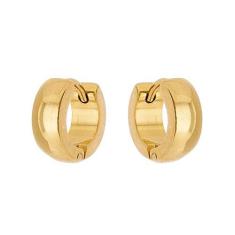 Imagem de Brinco Argola de Aço Inox Dourado