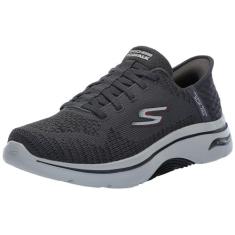 Imagem de Skechers Go Walk Arch Fit 2.0-Grand Tênis masculino, Carvão/Vermelho, 42