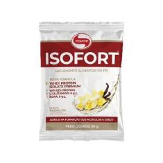 Imagem de Kit 2X: Isofort Whey Protein Isolado Baunilha Vitafor 30G