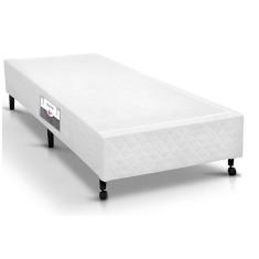 Imagem de Cama Box Base Universal Solteiro Poli Tecido White (88X188x23) - Castor