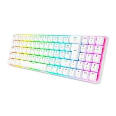 Imagem de Teclado Gamer Redragon Mecanico Ashe Rgb Branco Switch Azul