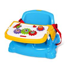 Imagem de Cadeira Infantil Didática Com Atividades Azul Poliplac