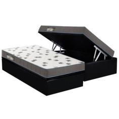 Imagem de Cama Box Baú Solteiro: Colchão Espuma D33 Ortobom  Light Saúde + Base