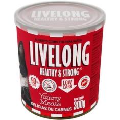 Imagem de Ração Úmida Livelong Para Gatos Delícias De Carne 300G